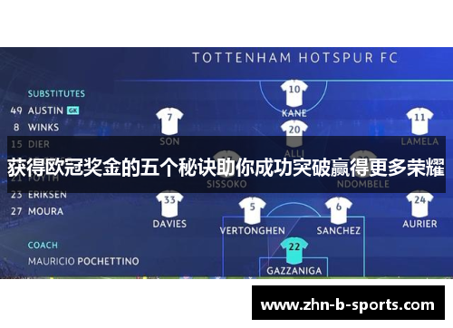 获得欧冠奖金的五个秘诀助你成功突破赢得更多荣耀 获得欧冠奖金的五个秘诀助你成功突破赢得更多荣耀