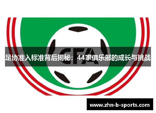 足协准入标准背后揭秘:44家俱乐部的成长与挑战 足协准入标准背后揭秘:44家俱乐部的成长与挑战